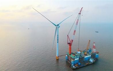 我國(guó)離岸最遠(yuǎn)海上風(fēng)電項(xiàng)目全容量并網(wǎng)